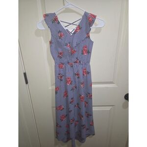 Monteau girl - size 8 cute girl dress - midi bottom of dress
